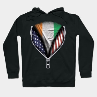 Ivorian Flag  Ivory Coast Flag American Flag Zip Down - Gift for Ivorian From Ivory Coast Hoodie